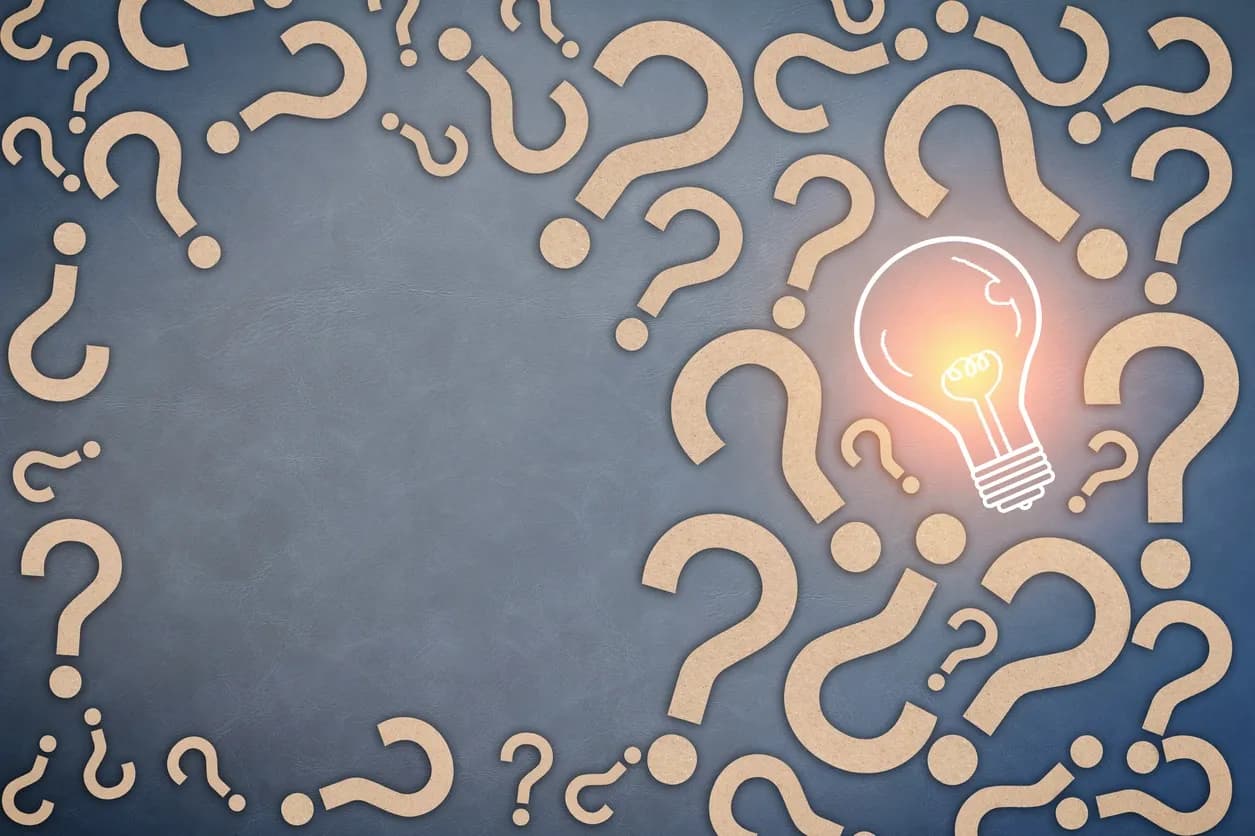 Question marks image